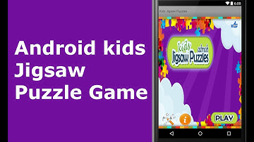 Android Kids Jigsaw Puzzle App