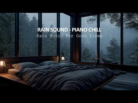Drift into Deep Sleep Instantly |🌿 Relaxing Piano and Nature Rain Sounds to Ease Stress and Anxiety