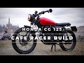 CAFE RACER Timelapse build - Honda CG 125 Brat style