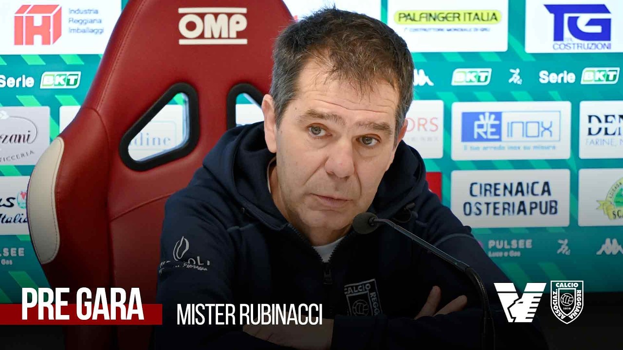 CONFERENZA STAMPA | mister Rubinacci pre Venezia-Reggiana