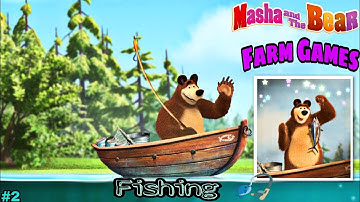 Masha and the Bear : Farm Games - Android Gameplay | Bear Fishing Part 2