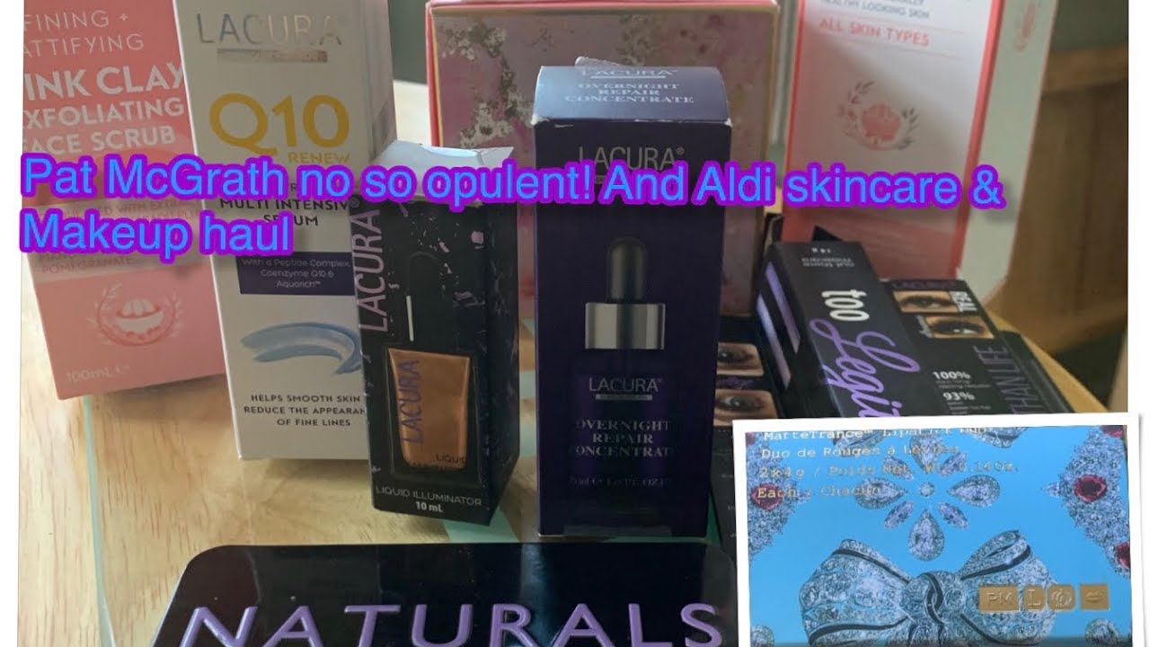 Pat McGrath not so opulent kit and Aldi makeup and skincare haul YouTube