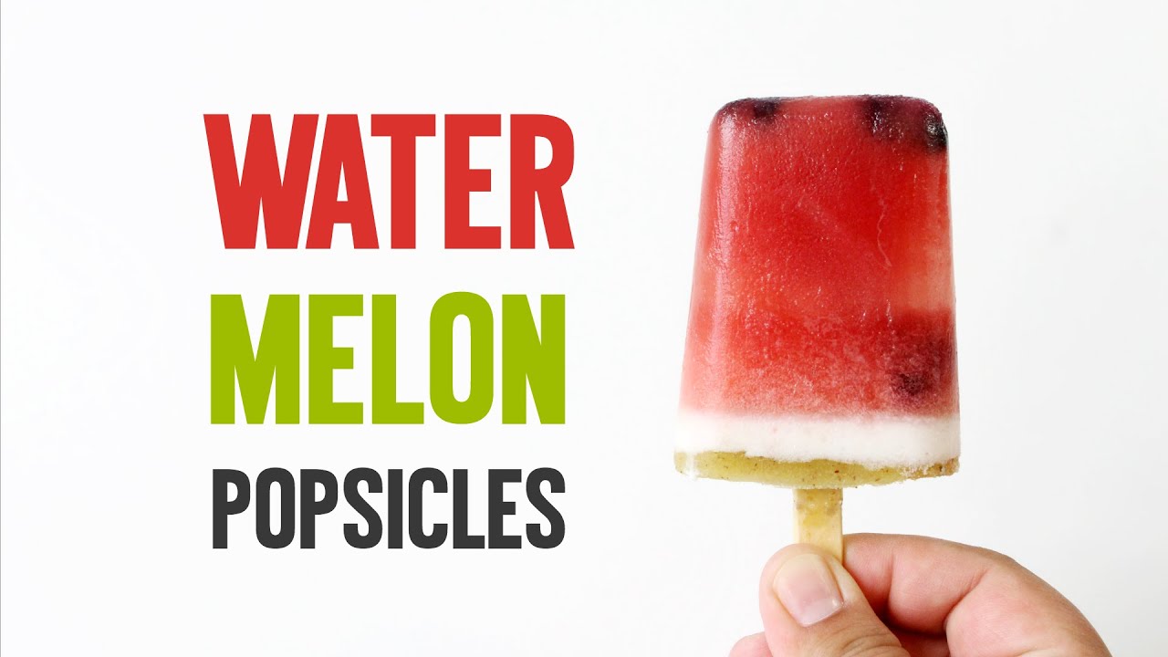 How To Make Watermelon Popsicles By Yummy Paper YouTube 