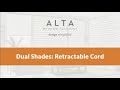 Dual Shades: Retractable Cord