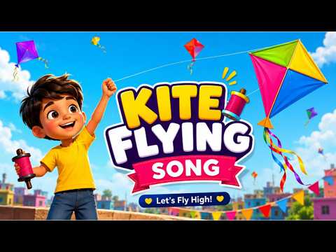 Kite Flying Adventure Song 🪁 | Fun Outdoor Song for Kids | Kids Adventure Song | Mochi Elephant