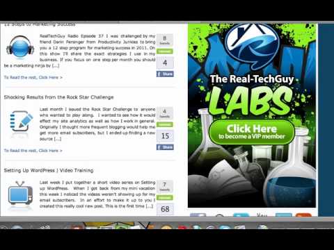 Real-TechGuy redesign using Thesis Wordpress Theme