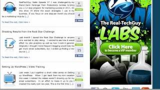Real-TechGuy redesign using Thesis Wordpress Theme
