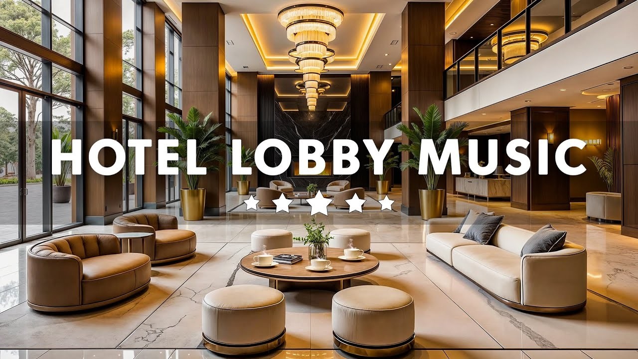 Luxury Hotel Lobby Music - Smooth Jazz Saxophone Instrumental & Calm ...