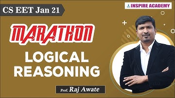 CS EET Logical reasoning marathon I jan 21 I Raj awate