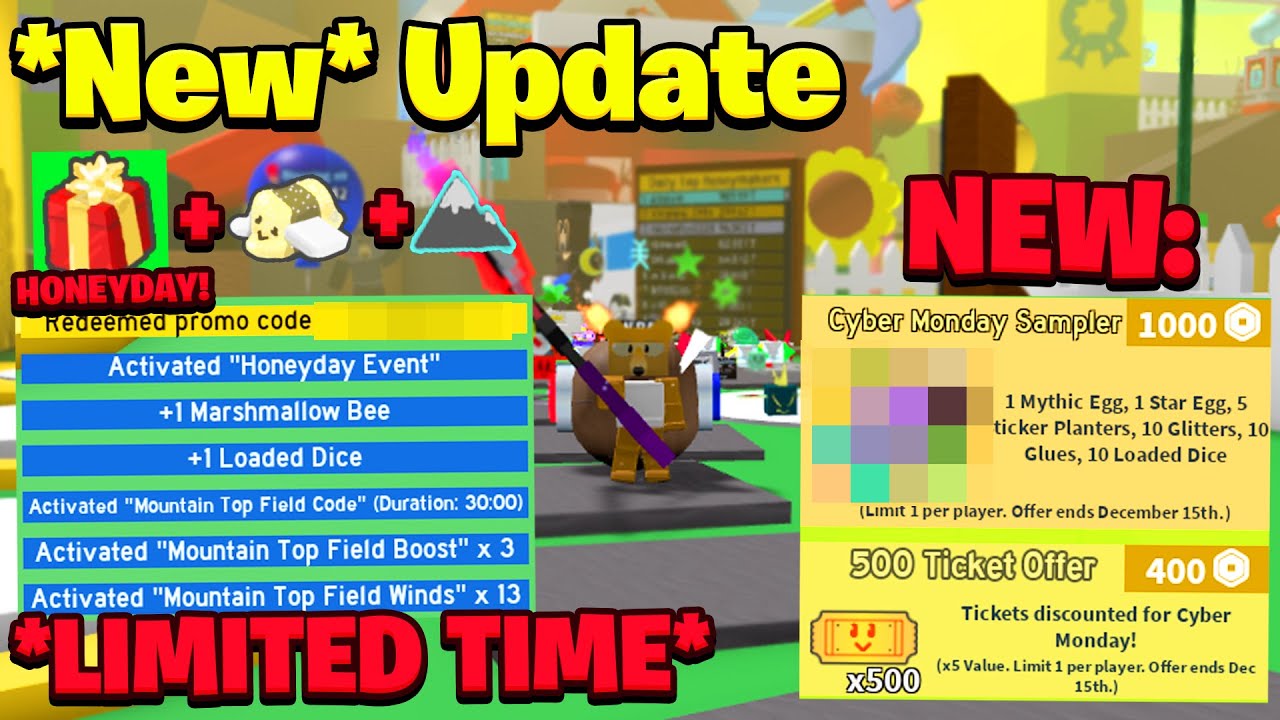NEW CODE UPDATE + ROBUX PACKS IS HERE! (Worth Or Not?) (Bee Swarm ...