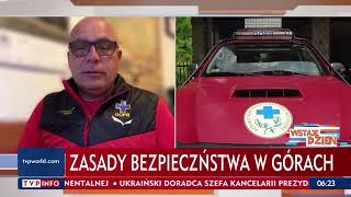 Bezpieczeństwo W Górach A Pogoda. Jerzy Siodłak, Naczelnik Gopr, Gościem Tvp Info