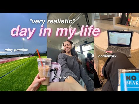REALISTIC DAY IN MY LIFE as a jr in highschool 💗📚✨