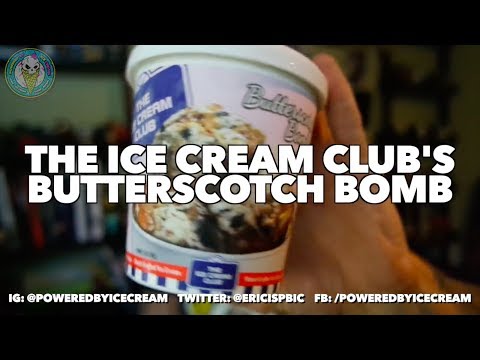 Ice Cream Review: The Ice Cream Club's Butterscotch Bomb