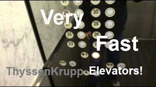 ThyssenKrupp High-Speed Elevators at 1000 Main in Houston, TX. with alexmcferren