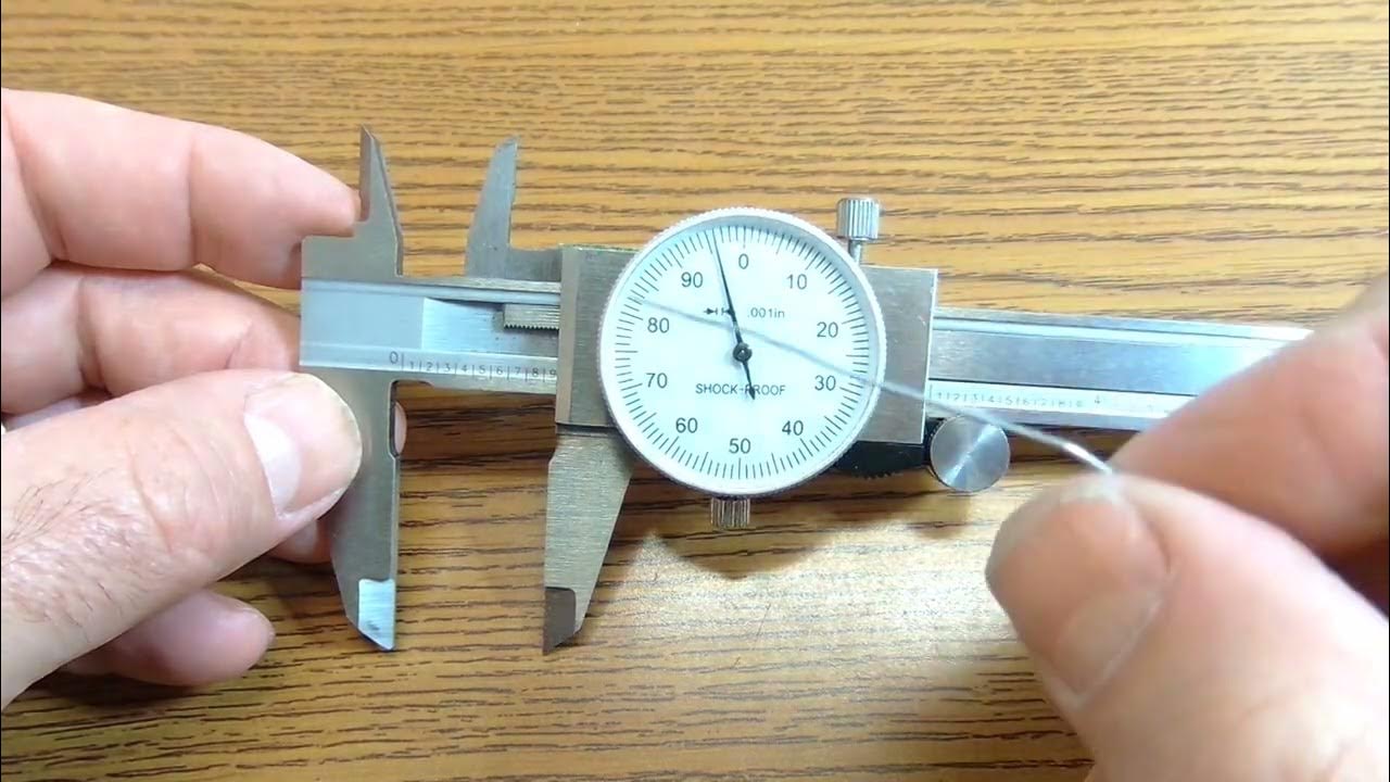 How to Read a Dial Caliper in Inches measurement caliper YouTube
