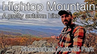 Hiking Hightop Mountain in Shenandoah National Park | A pretty autumn hike