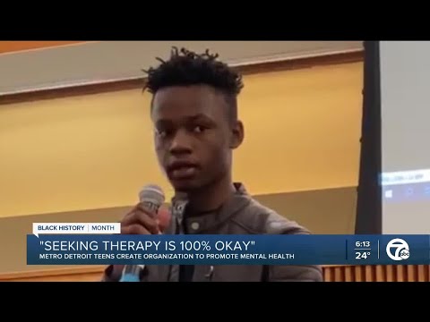 A Michigan teen is on a mission to educate his peers about mental health