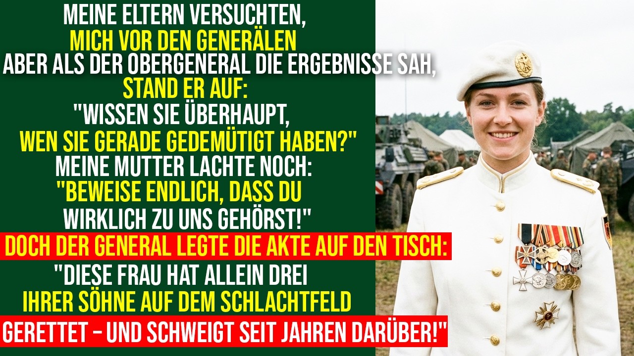 Meine Eltern versuchten, mich vor den Generälen mit einem DNA-Test zu demütigen. Aber...