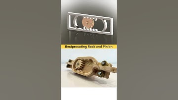 Reciprocating Rack and Pinion Mechanism #3danimation #cad #mechanical #mechanism #solidworks #3d