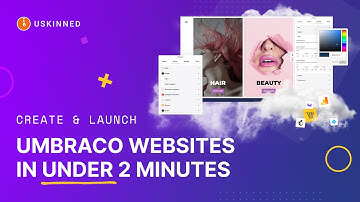 Create Umbraco websites in under 2 minutes with a Hosted uSkinned Website
