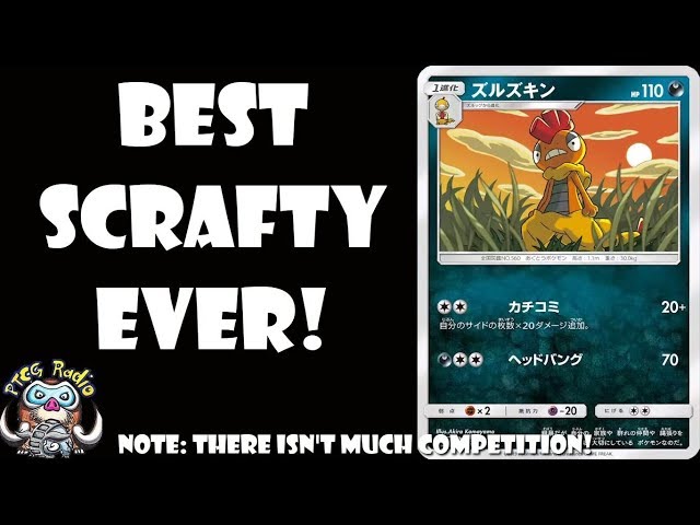 This Should be The Best Scrafty Card Ever! (Pokemon TCG) - YouTube