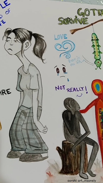 Behind every 'I’m fine' is a whole story 🎭🖌️... Turning song into drawing...#ArtOfFeelings#ytshorts