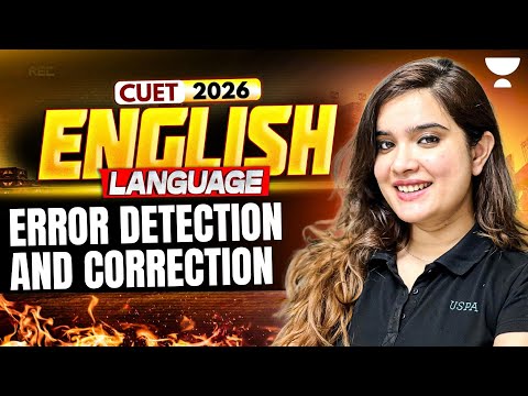 Error Detection One Shot 🔥 | Cuet 2026 English Grammar | Shipra Mishra