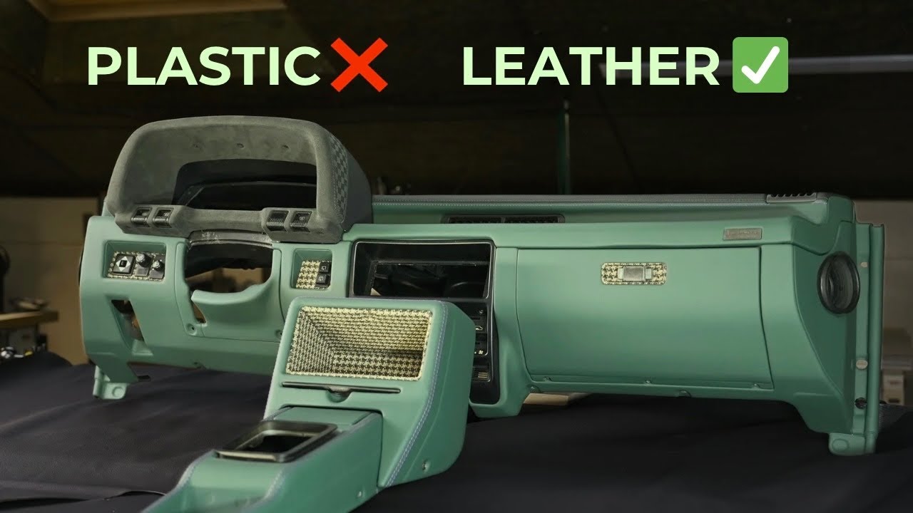 DASHBOARD upholstery process. SWIFT  GTi, 1990