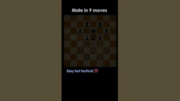 Mate in 9 moves | Easy but tactical chess puzzle