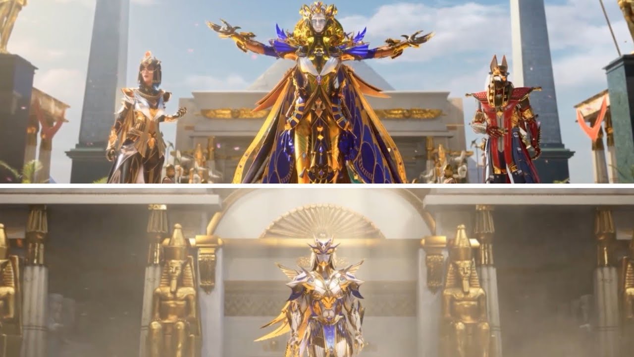 THE PHARAOH X -SUTE |  New battle ground mobile india BGMI 🥏🎃