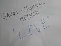 Gauss Jordan Method made easy