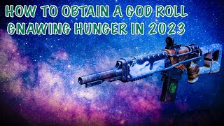 HOW TO OBTAIN A GOD ROLL GNAWING HUNGER IN 2023 DESTINY 2!! #destiny2 #destiny #d2 #seasonofthedeep