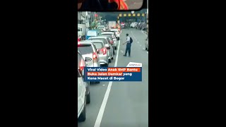 Viral Video Anak SMP Bantu Buka Jalan Damkar yang Kena Macet di Bogor