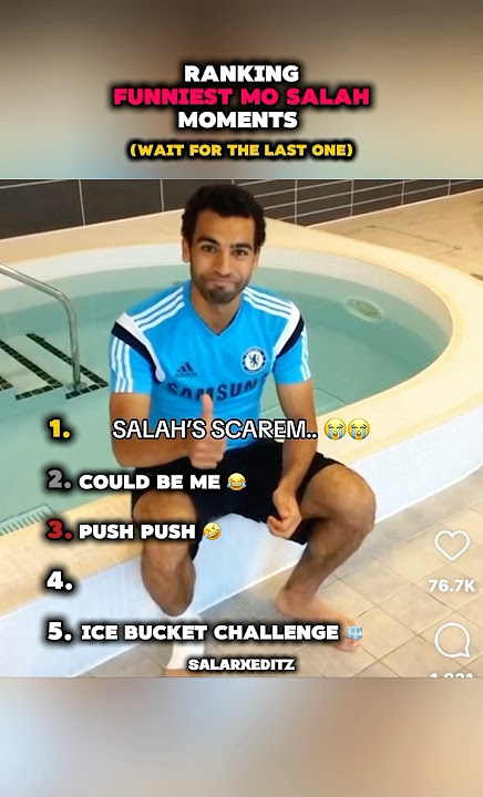 Ranking Funniest Mo Salah Moments 😂 #shorts #football #ranking