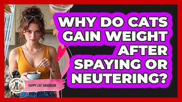 Why Do Cats Gain Weight After Spaying Or Neutering? - Happy Cat Handbook