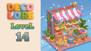 Decolore level 14 gameplay walkthrough solution 