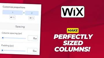 How to Change Column Width on WIX | Change Column Size on WIX! - 2026 (Step by Step WIX Guide)