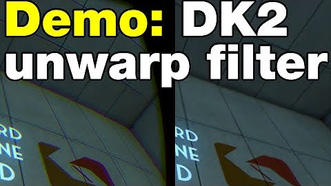 Demo: ffmpeg unwarping video filter for Oculus Rift DK2