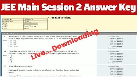 JEE Mains Answer Key 2023 Kaise Check Kare ? How to Download Jee Main Answer Key 2023 Session 2 Link