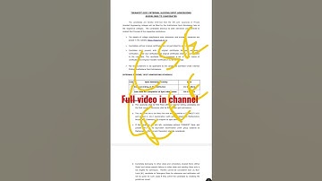 TS EAMCET 2022 internal sliding & spot admission notification released #tseamcet2022 #eamcet2022