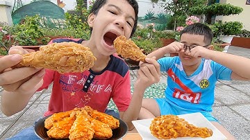 Gà Rán Của Em - Anh Trai Lanh Chanh Không Biết Nhường Nhịn Còn Tranh Giành Với Em! Thầy Thái Vlog