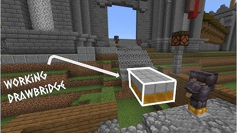 WORKING EXPANDABLE Drawbridge | Tutorial 1.19 bedrock | ft unbelivable