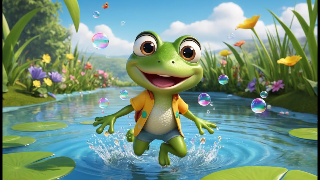 Five Little Speckled Frogs – Counting Fun by the Waterfall | Fun ...