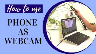 How to use PHONE as WEBCAM in OBS, Zoom, Google meet screenshot 1