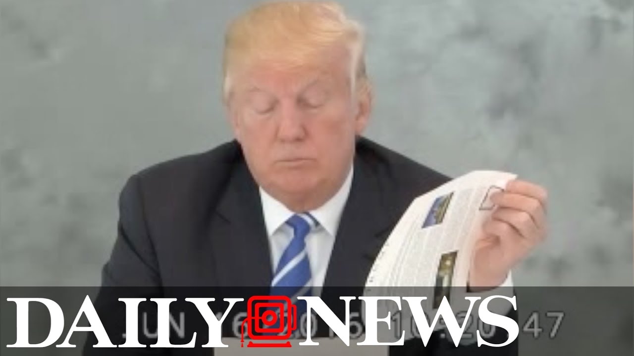 Допрос Дональда Трампа: Часть 1