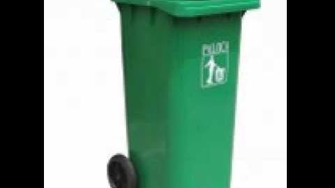 Thùng rác công cộng, thùng rác công viên, thùng đựng rác vỉa hè bền màu, chịu nhiệt