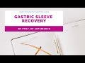 Gastric Sleeve Recovery:  My Post-Op Experience