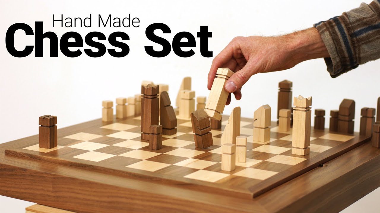 how to make a chess board table