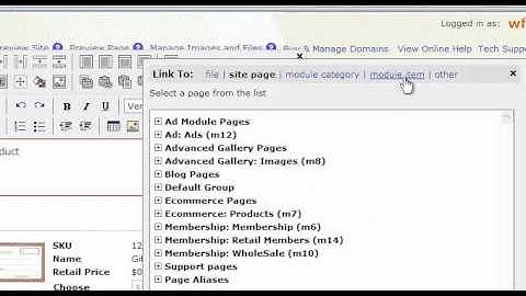 Link To Module Item - Websiteforge Ecommerce Website