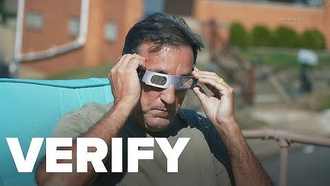 Eclipse glasses & camera filters | VERIFY